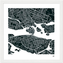 Load image into Gallery viewer, Stockolm Art Print. Order the print as is. Chose from two sizes and two different frames.
